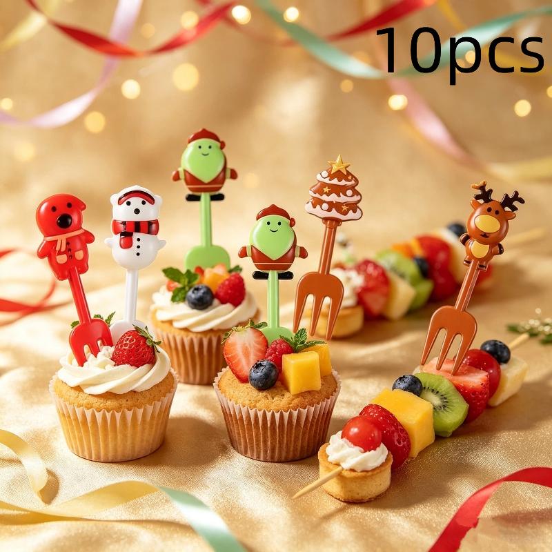 10 Pcs Food Grade Christmas Fr - đánh giá và giá Xmas Food Snacks