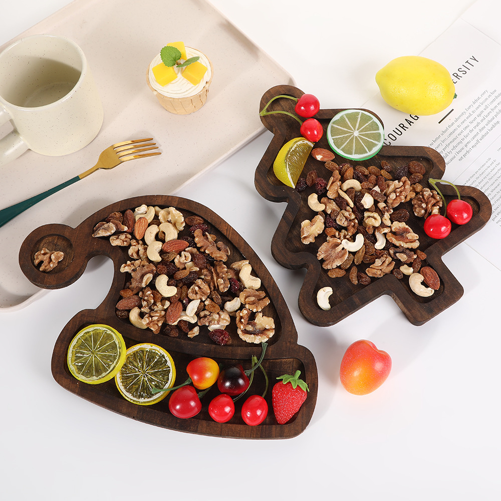 Christmas Tree Hat Shape Tray  - đánh giá và giá Xmas Food Snacks