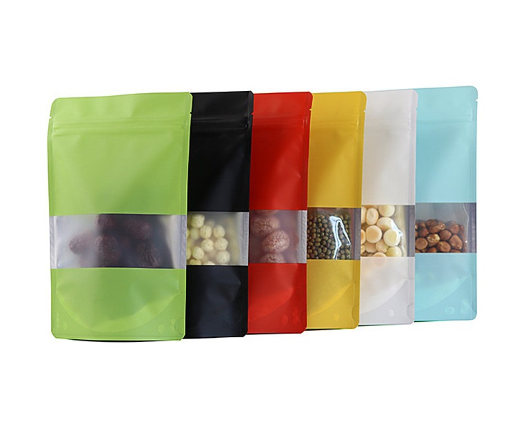 100PCS Foil Window Ziplock Bag - đánh giá và giá Xmas Food Snacks