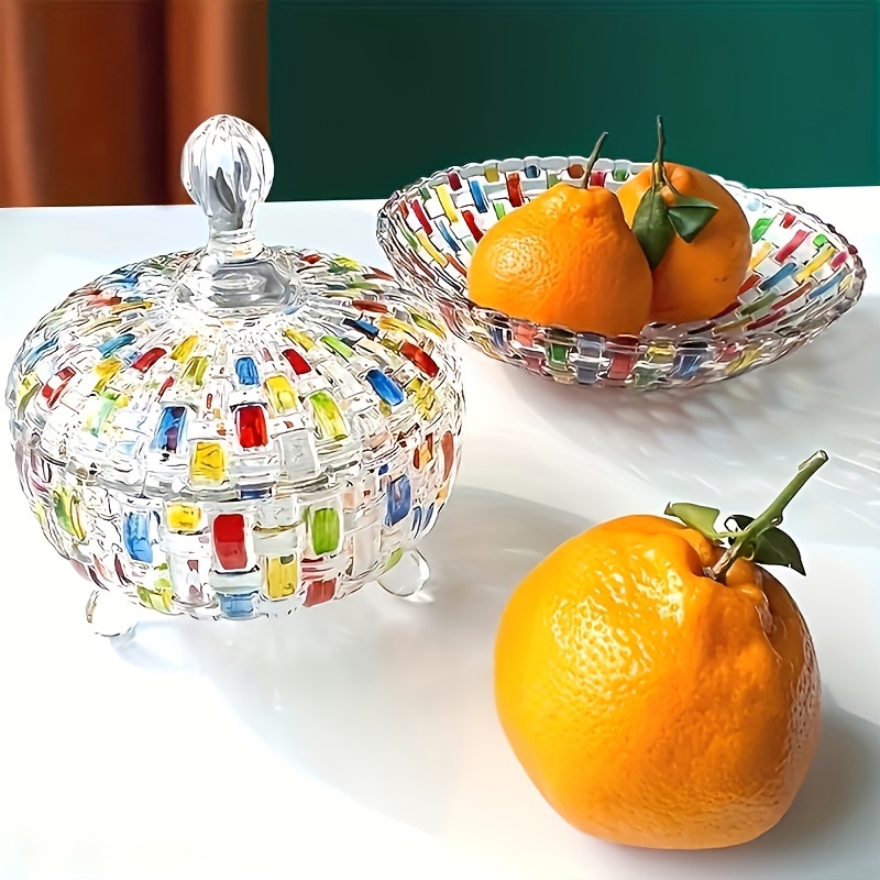 Nordic Glass Candy Jar with Li - đánh giá và giá Dried Fruit Mix