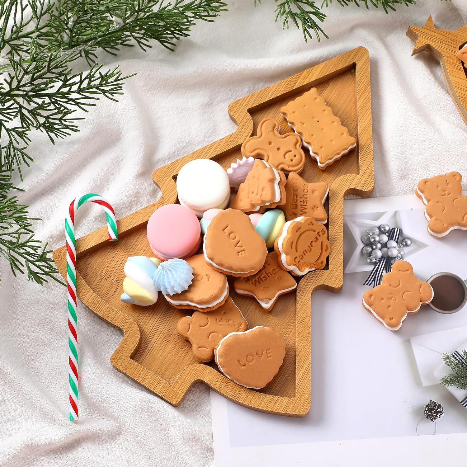 Christmas Tree Shaped Serving  - đánh giá và giá Xmas Food Snacks