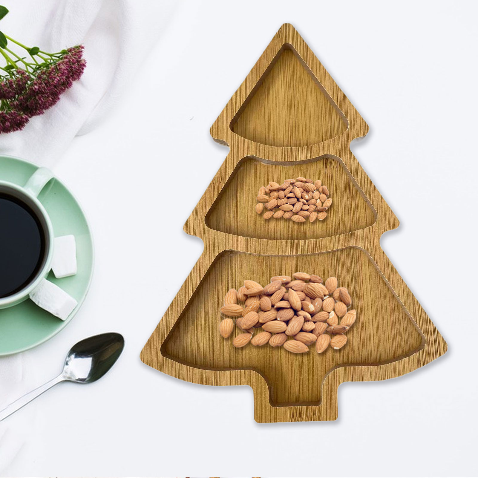Christmas Tree Shaped Serving  - đánh giá và giá Xmas Food Snacks