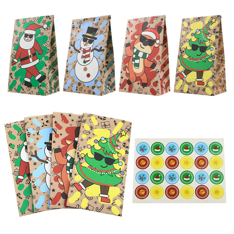 Christmas Paper Bags 24Pcs New - đánh giá và giá Xmas Food Snacks